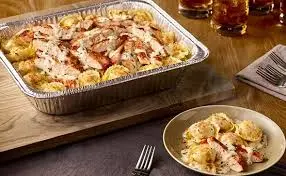 Chicken Tortelloni Alfredo serves 4 – 6