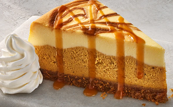 Limited Time Pumpkin Cookie Butter Cheesecake