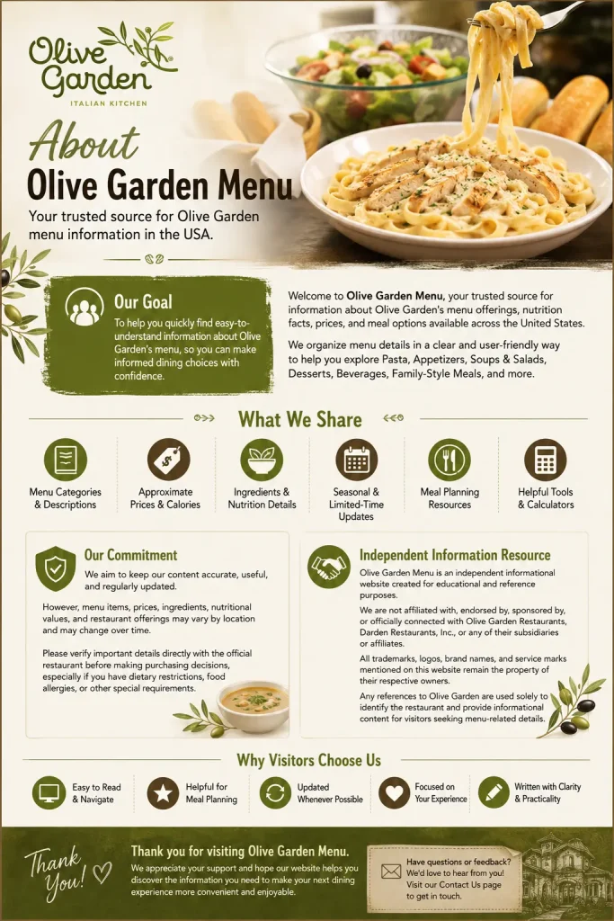 About Us 1 olive garden menu About Us